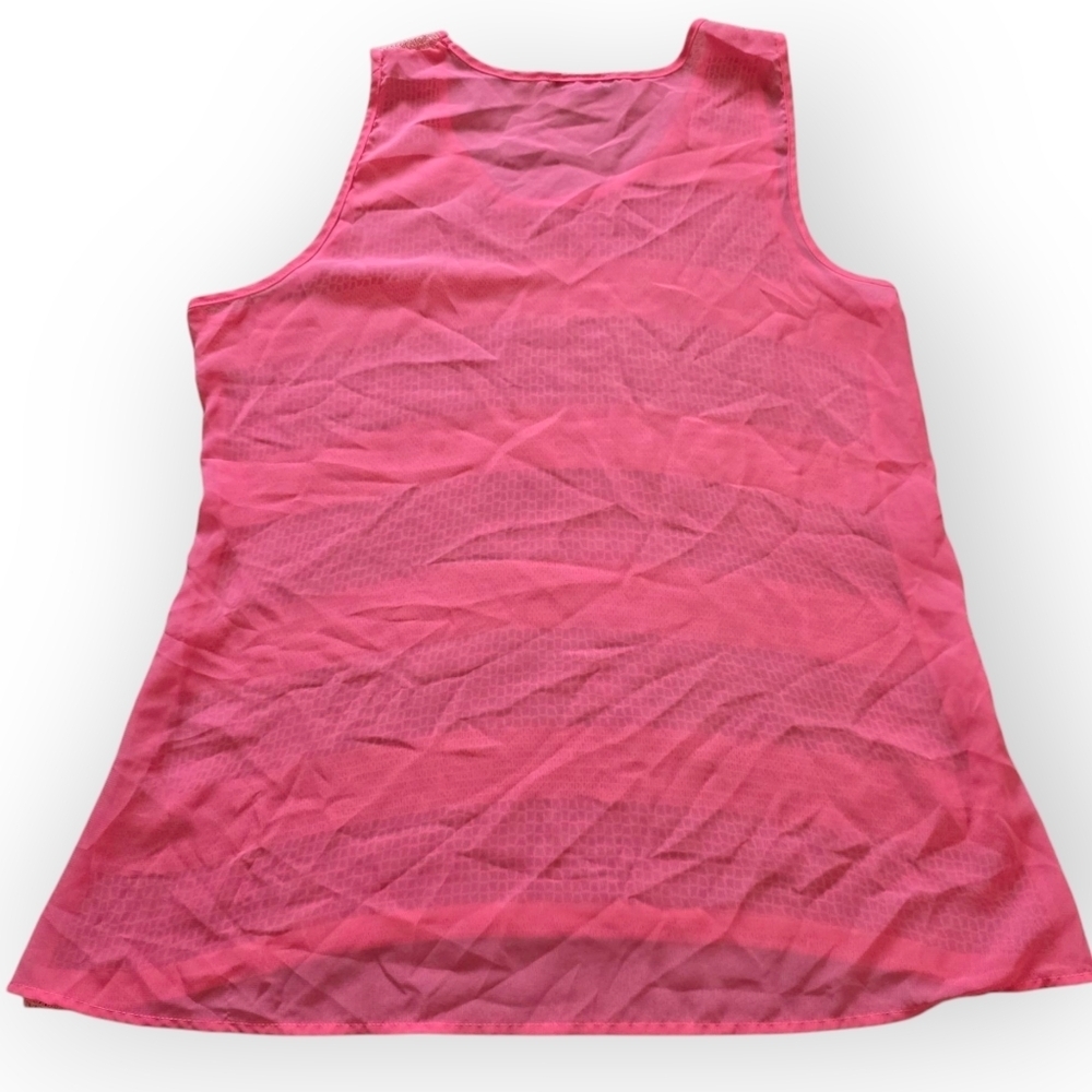 Bundle Of 2 Cantata Crochet Tanks, Pink And Turquoise - Picture 6 of 8